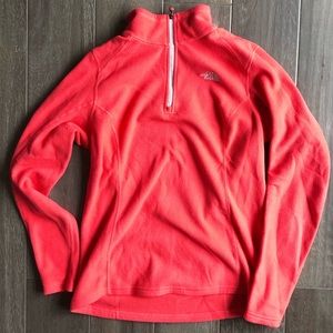 Pink The North Face Fleece Quarter Zip
